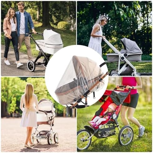 Bexdug Net For Crib - 2X Baby Playpen Cover | 380DPI Mesh Breathable Lightweight Portable Sun Protection For Outdoor Camping Nursery Car Travel Playpen Safety Backpacking Hiking Balcony - Image 5