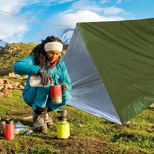 Bexdug Shelter Survival Tent - Survival Shelter Life Tent - Lightweight Windproof Waterproof Lifesaving Gear, Tarp Sleeping Bag Thermal Sack Blanket for Hiking - Image 6