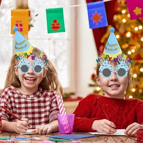 1 Glasses, 1 Hat, Birthday Sunglasses, Party Glasses, Football Glasses Party Glasses Accessories, Adult Glasses Happy Birthday - Image 5