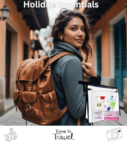 Travel Toiletries Set for Women –13-Piece Mini Travel Size Toiletries Set, TSA Approved, Leak-Proof Travel Bag, Perfect Mini Toiletries Kit Set for Holiday or Hospital Over Night Stay - Image 4