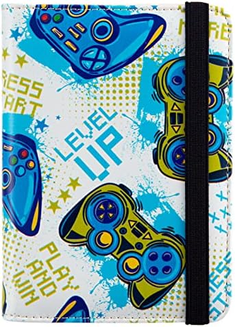 AIRMORS passport Holder,Rfid Blocking Travel Wallet Credit Card Case Cute Passport cover for Women/Men,Boys Girls Travel Essentials, Game, Cute - Image 8