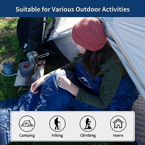 Naturehike Mummy Sleeping Bag Ultra Lightweight for Adults, Warm for 3-4 Season, Waterproof, for Indoor, Camping, Hiking, Mountaineering, Traveling, Backpacking, Festivals, Outdoor - Image 4