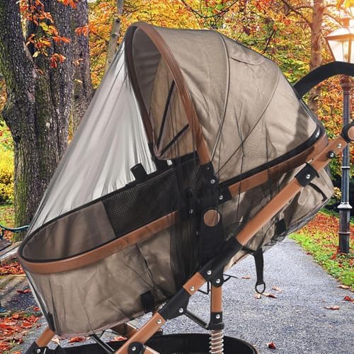 Baby Net - 2X Bassinet Net | 380DPI Mesh Breathable Lightweight Travel-Friendly Sun Protection For Outdoor Camping Strolling Nursery Car Travel Backpacking Hiking Balcony Protection - Image 7