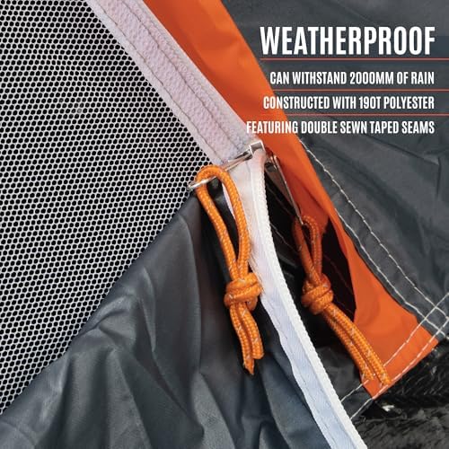 Milestone Camping Dome Tent/Sleeps Water Resistant/Portable - Image 8
