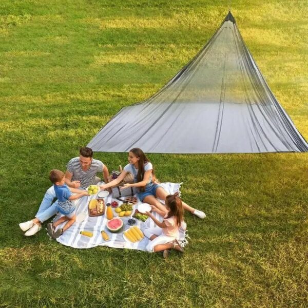 Mosquito Netting for Camping with Carry Bag Large Size 220X120cm Compact And Lightweight Protection for Camping accessories, Travel, Adult Tent Bed,Sleeping Bags - Image 2