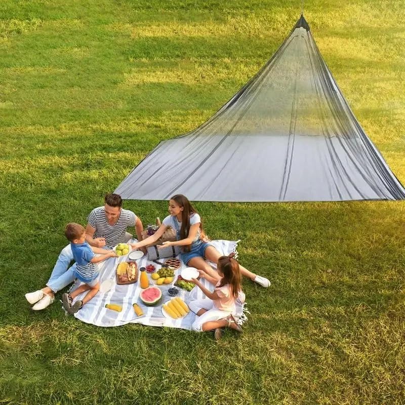 Mosquito Netting for Camping with Carry Bag Large Size 220X120cm Compact And Lightweight Protection for Camping accessories, Travel, Adult Tent Bed,Sleeping Bags - Image 2